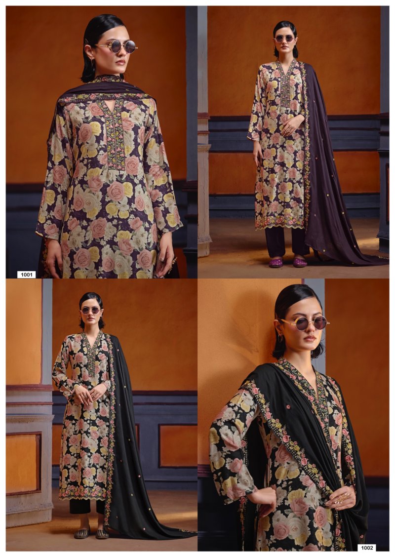 Rivera By Rangati Pure Pashmina Dress Materials